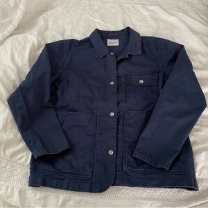 Albam Large Twill carpenter jacket navy blue field jacket 100% cotton utility